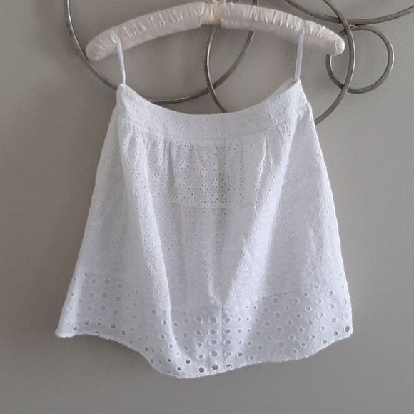 NWT Francesca's Collections white eyelet skirt - Picture 1 of 6